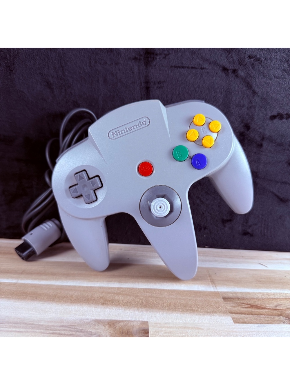 Nintendo 64 Controller Gray Wired NUS-005 Tested